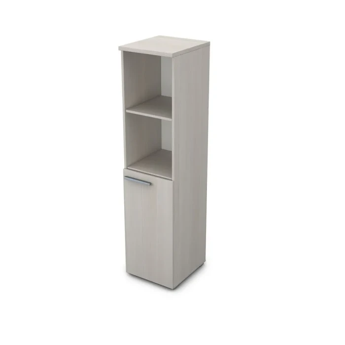 Шкаф для документации 9П.004.4 в отделке Ivory, 400х450х1645 мм