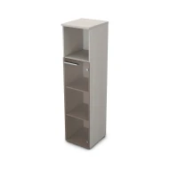 Gloss 9ПД.004.5 (Ivory) Пенал со стеклом и нишей