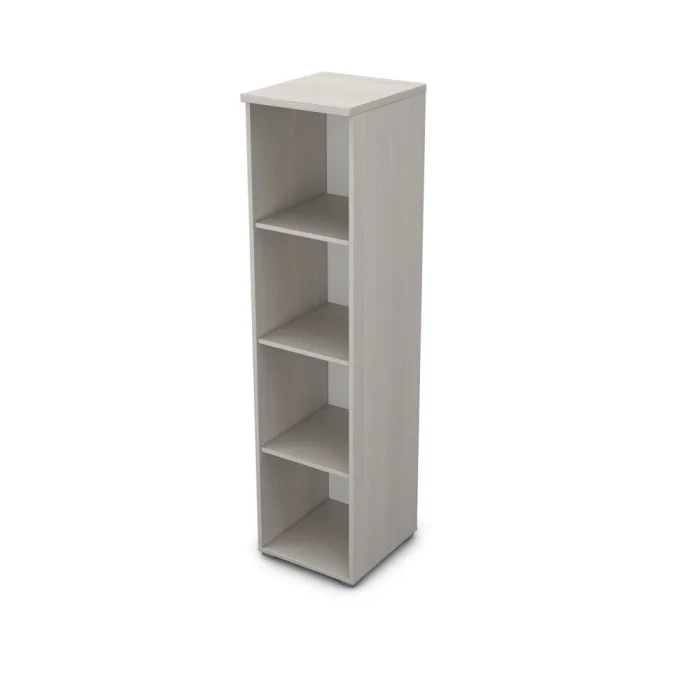 Стеллаж для офиса 9П.004 в отделке Ivory, 400х450х1645 мм