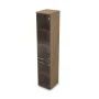 Шкаф для документации 9П.005.10 в отделке Teakwood, 400х450х2045 мм
