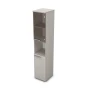 Офисный шкаф 9П.005.13 в отделке Ivory, 400х450х2045 мм