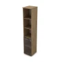 Шкаф для документов 9ПД.005.14 в отделке Teakwood, 400х450х2045 мм