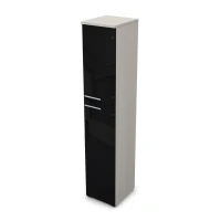Gloss 9ПП.005.23 (Ivory) Пенал высокий со стеклом, правый