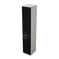 Gloss 9ПП.005.24 (Ivory) Пенал высокий со стеклом, правый
