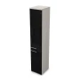 Шкаф в офис 9ППД.005.24 в отделке Ivory, 400х450х2045 мм