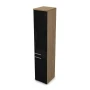 Шкаф для документации 9ПЛ.005.24 в отделке Teakwood, 400х450х2045 мм