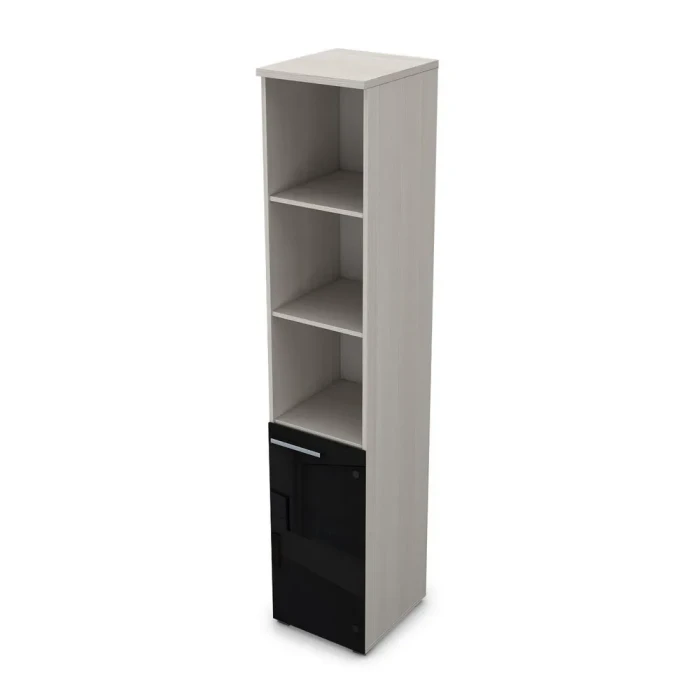 Шкаф для документов 9ППД.005.28 в отделке Ivory, 400х450х2045 мм