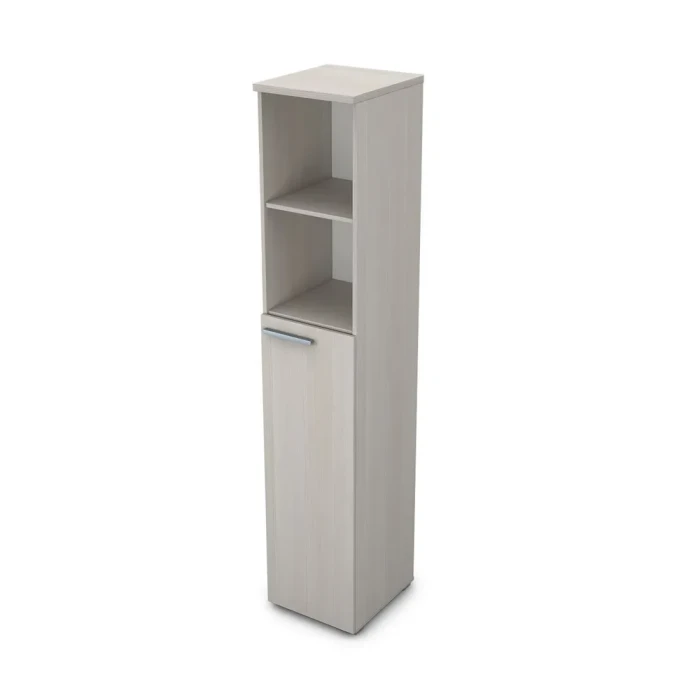 Шкаф для документов 9П.005.3 в отделке Ivory, 400х450х2045 мм