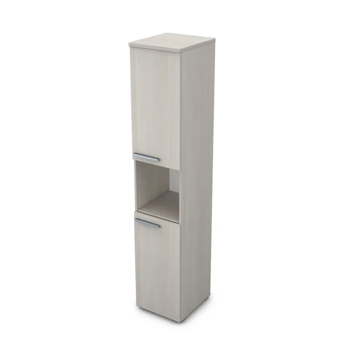 Шкаф для документации 9П.005.6 в отделке Ivory, 400х450х2045 мм