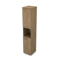 Gloss 9П.005.6 (Teakwood) Пенал высокий с нишей