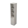 Офисный шкаф 9ПД.005.7 в отделке Ivory, 400х450х2045 мм
