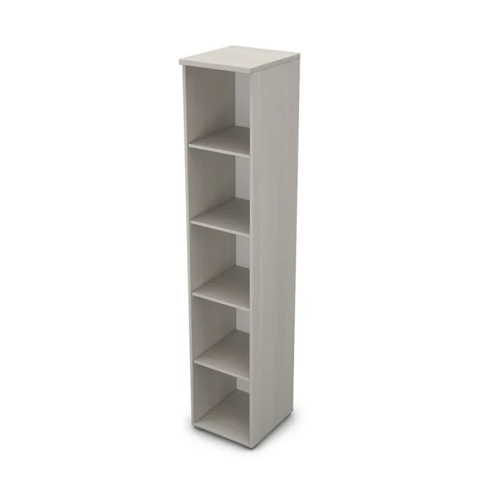 Стеллаж 9ПД.005 в отделке Ivory, 400х450х2045 мм