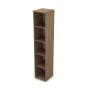 Офисный стеллаж 9П.005 в отделке Teakwood, 400х450х2045 мм