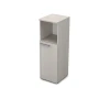 Офисный шкаф 9ПД.017.2 в отделке Ivory, 400х450х1245 мм
