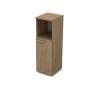 Шкаф для документации 9П.017.2 в отделке Teakwood, 400х450х1245 мм
