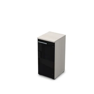 Gloss 9ПП.023.4 (Ivory) Пенал низкий со стеклом, правый