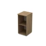 Офисный стеллаж 9П.023 в отделке Teakwood, 400х450х845 мм