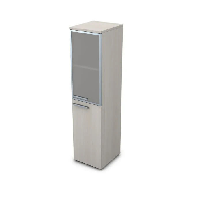 Шкаф для документации 9ПЛ.004.8 в отделке Ivory, 400х450х1645 мм