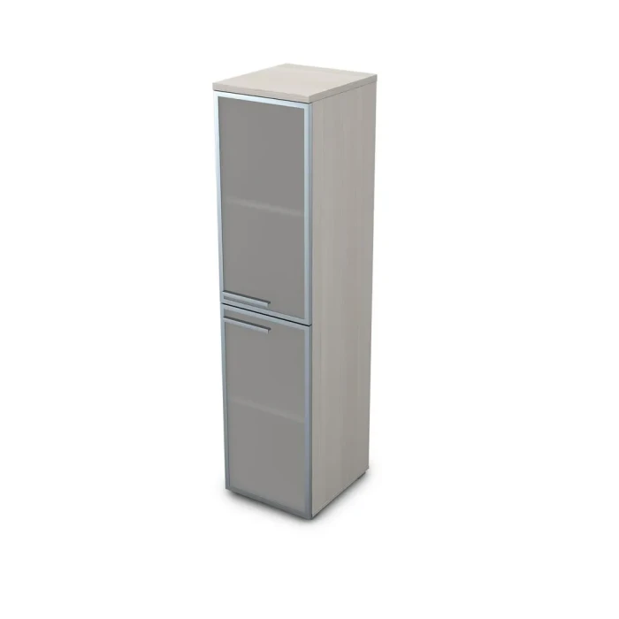 Шкаф для бумаг 9ПЛ.004.9 в отделке Ivory, 400х450х1645 мм
