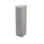 Шкаф для бумаг 9ПЛ.004.9 в отделке Ivory, 400х450х1645 мм