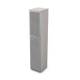 Офисный шкаф 9ПЛ.005.17 в отделке Ivory, 400х450х2045 мм