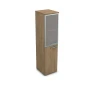 Шкаф для документов 9ППД.004.8 в отделке Teakwood, 400х450х1645 мм