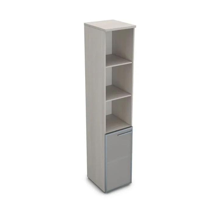 Шкаф для документов 9ПП.005.21 в отделке Ivory, 400х450х2045 мм