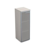 Gloss 9ПП.017.6 (Ivory) Пенал средний со стеклом, правый