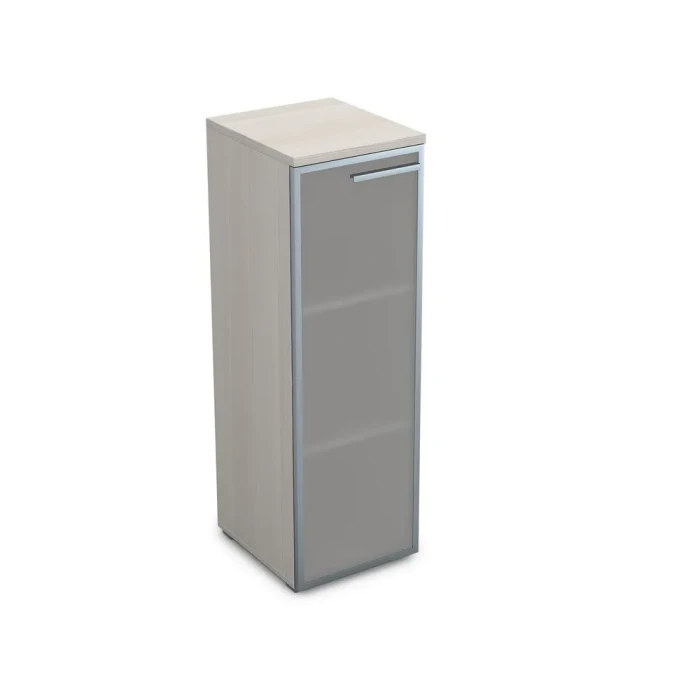 Шкаф для бумаг 9ПП.017.6 в отделке Ivory, 400х450х1245 мм