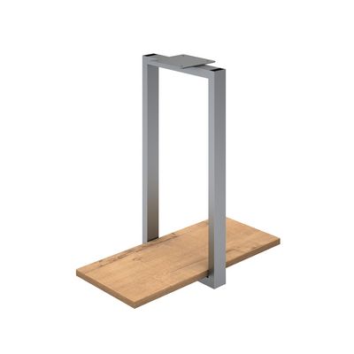 Gloss 9ПС.002.1 (Teakwood/алюминий матовый) Подвес под системный блок