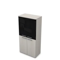 Gloss 9ШД.004.12 (Ivory) Шкаф со стеклом