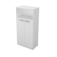Gloss 9Ш.004.2 (Белый премиум) Шкаф с нишей