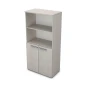 Шкаф для документации 9Ш.004.4 в отделке Ivory, 800х450х1645 мм