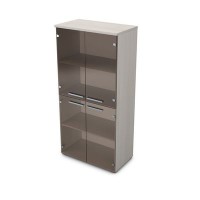 Gloss 9Ш.004.7 (Ivory) Шкаф со стеклом