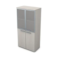 Gloss 9ШД.004.8 (Ivory) Шкаф со стеклом