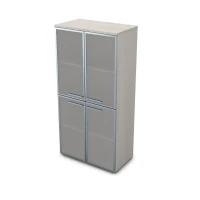 Gloss 9ШД.004.9 (Ivory) Шкаф со стеклом