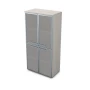 Шкаф для бумаг 9ШД.004.9 в отделке Ivory, 800х450х1645 мм