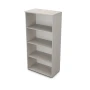 Стеллаж 9ШД.004 в отделке Ivory, 800х450х1645 мм