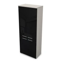 Gloss 9Ш.005.24 (Ivory) Шкаф высокий со стеклом