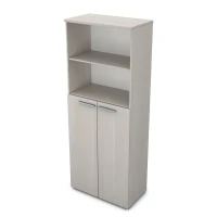 Gloss 9Ш.005.3 (Ivory) Шкаф высокий с открытой полкой