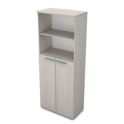 Gloss 9ШД.005.3 (Ivory) Шкаф высокий с открытой полкой