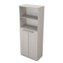 Gloss 9ШД.005.3 (Ivory) Шкаф высокий с открытой полкой