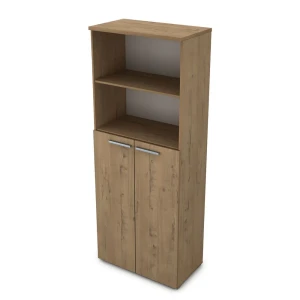 Gloss 9ШД.005.3 (Teakwood) Шкаф высокий с открытой полкой