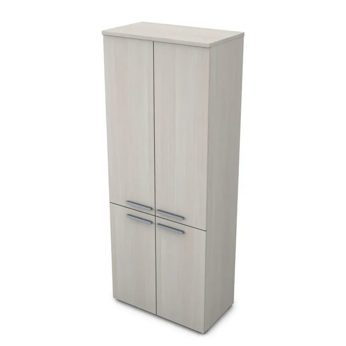 Шкаф для бумаг 9ШД.005.5 в отделке Ivory, 800х450х2045 мм