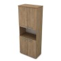 Gloss 9ШД.005.6 (Teakwood) Шкаф высокий с нишей