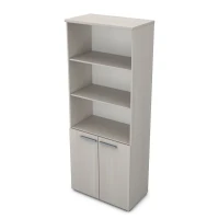 Gloss 9ШД.005.7 (Ivory) Шкаф высокий с открытыми полками