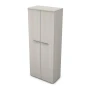 Шкаф для бумаг 9Ш.013.1 в отделке Ivory, 800х450х2045 мм