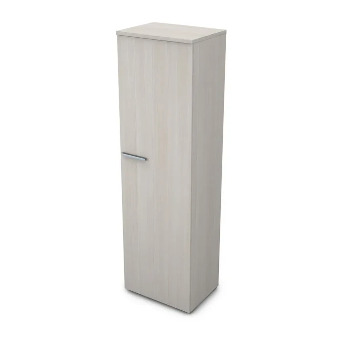 Шкаф в офис 9ШД.014.1 в отделке Ivory, 600х450х2045 мм