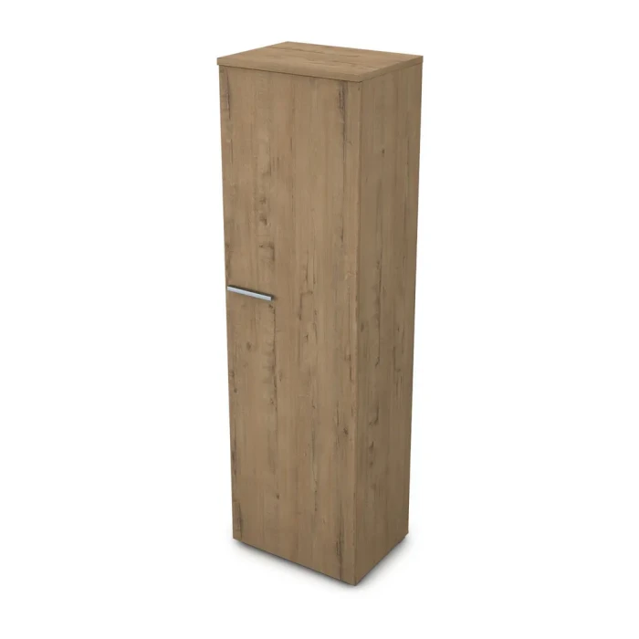 Шкаф для документов 9ШД.014.1 в отделке Teakwood, 600х450х2045 мм