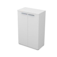 Gloss 9Ш.017.1 (Белый премиум) Шкаф средний